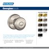 Schlage F51A GEO 619 Georgian Door Knob, Keyed Entry Lock, Satin Nickel