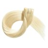 Clip in 20 Inch Hair Extensions Platinum Blonde 30g 5 Pcs Real Human Hair Extensions For women