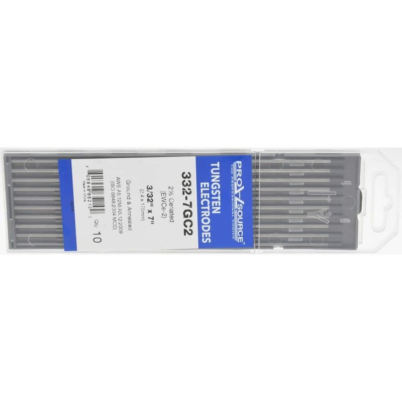 PRO SOURCE 332-7GC2 Tungsten Electrode TIG Welding Rods, 7