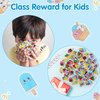 WATINC 60Pcs Ice Cream Mini Erasers for Kids Bulk Watermelon Chocolate Popsicle Pencil Rubbers Ice-Cream Balls Eraser School Teacher Prizes Homework Reward Summer Party Favors Goodie Bags Filler