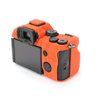 Rieibi Accessory for Sony A7RV Case, Soft Silicone Protective Case for Sony A7R5/A7R V/Alpha 7R V/A7RV/A7R 5/A7RM5 Digital Camera, Lightweight A7 RV Camera Case Grip Body Skin - Orange