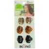 Scunci No-Slip Grip Mini Octopus Jaw Clips 6 ea (Pack of 4)