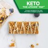 Atkins Blueberry Greek Yogurt Protein Meal Bar, High Fiber, 15g Protein, 3g Sugar, 5g Net Carbs, Meal Replacement, Keto Friendly, 5 Count