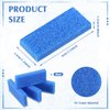 Batiyeer 100 Pcs Pumice Stone for Feet Scrubber Dead Skin Disposable Foot Pumice Foot Shower Scrubber Foot Scrubber for Heel Cuticle Callus Remover Bath Spa (Blue)