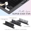 DF Eyelash Extension Easy Fan Volume Lashes 0.05mm D Cur 8-15mm Volume Lash Extensions Rapid Blooming Self Fanning Dream Flower Lash Extension
