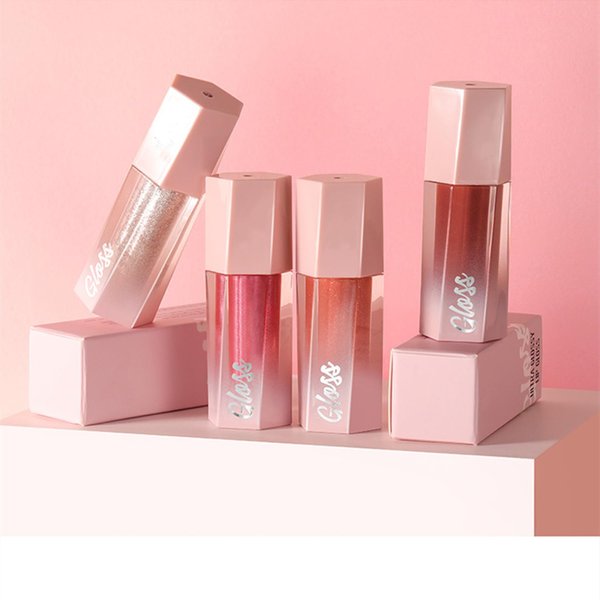 MAEPEOR Glossy Lipgloss Set 4 Colors Non-Sticky Moisturizing Lip Gloss Smooth Hydrating and Long-lasting Nourishing Glossy Lipgloss Kit (Set 02)