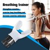 YAGHVEO Breathe Trainer,Muscle Trainer,Portable Adjustable Trainer for and Muscular Exercise - Suitability Running Daily Fitness Training, Easy to Clean,Clean for All Adults（White）