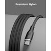 VOLTME USB C Cable (2-Pack, 3.3ft), Premium Nylon USB A to USB C Charger Cable, USB 2.0 Type C Charging Cable Fast Charge for Galaxy S10+/S10, Note 10/9, LG V30/V35, Moto Z2 Z3