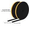 Trisiki Weather Stripping Door Seal Strip, Strong Adhesive, Lightproof, Soundproof, Weatherproof Foam Tape Insulation For Sliding Door, Front Door Frame, Windows (1/2 In x 1/4 In x 26Ft)