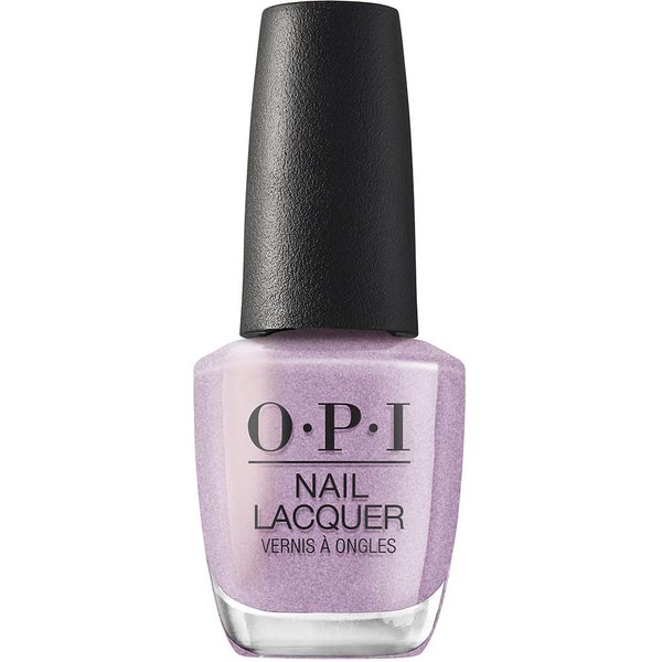 OPI Nail Lacquer, Cool Sheer & Soft Glitter Finish Purple Nail Polish, Up to 7 Days of Wear, Chip Resistant & Fast Drying, Spring '24, Your Way Collection, Suga Cookie, 0.5 fl oz