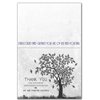 Funeral thank you cards with envelopes Celebration of life Floral Tree acknowledgment memorial Sympathy Christian Thank you notes (40 Pack)