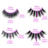 Lashes Pack, Faux Mink Lashes 20 Pairs 4 Styles, 15-20mm 5D Faux mink false eyelashes, Volume Fake eye Lashes, Faux Mink Eyelashes Pack B