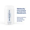 Skinlocity Natural Unscented Deodorant for Men and Women, Aluminum Free, High Performing