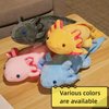 FRANKIEZHOU Realistic Axolotl Stuffed Animal-Pink 19”, Axolotl Plush Toy, Valentine Stuffed Animals,Salamander Plush,Gifts for Boy Girl Wife Baby, Baby Gift,Toy for Boy,Home Decor,Hugging Toy