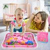 ZMLM Tummy Time Water Mat Baby Girls Gift, Baby Toys for 3-12 Months, Inflatable Infant Baby Tummy Time Toys Valentines Day Easter Gifts Play Mat Sensory Toy for Newborn Boys Girls Stimulation Growth