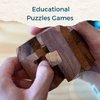 Games Gifts and Brain Teaser Puzzles for Adults Classic Games of Diamond Cube Puzzle for Kids Puzzle Games to Challenge Mind Puzzles for Adults for Fun and Educational Game Kids Wooden Puzzles