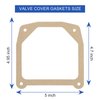 Valve Cover Gaskets Replacement for Kohler 7000 Series for Units Equipped with The Stamped Steel Valve Covers (2 PCS)