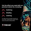 Xtreme Tattoo Ink, Versatile Medium Viscosity for Precision Tattooing, Rich Hue, Quick Healing, Acrylic-Free, Water Based and Premium Quality - Ready-to-Use Tattoo Ink (Vivi Fire Salmon, 0.5 oz)