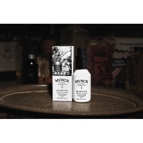 MVRCK by Paul Mitchell Beard Oil for Men, Softening + Refreshing Formula, For All Beard Styles + Lengths, 1 fl. oz.