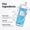 COSRX Low pH Niacinamide Micellar Cleansing Water 13.52 fl.oz/400 ml, Face Makeup Remover for Sensitive Skin, Gentle Daily Cleanser, Paraben Free, Sebum Control, Not Tested on Animals, Korean Skincare