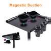 Bestauty Hair Dye Coloring Bowl with Magnetic Suction for Iron Salon Tray 2PCS Black
