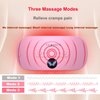 Portable Cordless Heating Pad, Electric Waist Belt Device, Fast Heating Pad with 3 Heat Levels and 3 Massage Modes, Back or Belly Heating Pad for Women and Girl