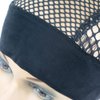 YANTAISIYU 1 pc Black Crochet Wig Cap Headband Wig Cap with Adjustable Headband Weaving Wig Base for Wig Making