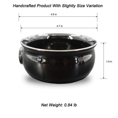 Bicrops Shaving Soap Bowl For Men, Easier to Lather Black
