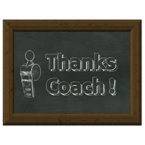 Small World Greetings Thanks Coach Greeting Cards 12 Count-Thank You Coach Card-Perfect for Any Sport-Blank Inside with Envelopes-5.5"x4.25" (A2 Size)-Basketball Football Soccer and more