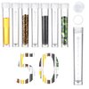 BKMAMLAB 50PCS 10ml Plastic Small Vials with Screw Caps Sample Tubes Cryotubes,PP Material, Free from DNase, RNase, Human DNA