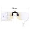 Gudzws Clip On Blue Light Filter Blocking Glass Clips Computer Relief Anti-glare Unisex