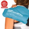 MUELLER Sports Medicine Reusable Fabric Cold/Hot Pack, Ideal for Treatment of Minor scrapes, Bruises, Aches, Sprains and Headaches, Heat/Cold Compression Therapy, 12"x7.8"