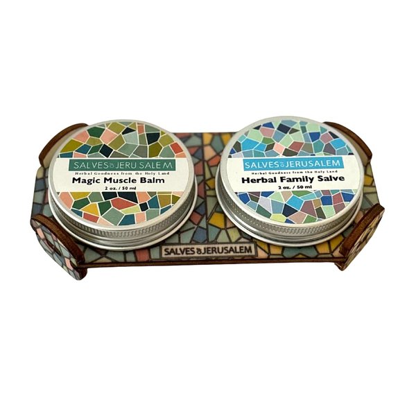 SALVES OF JERUSALEM Gift Set (Herbal-Muscle Gift Set)