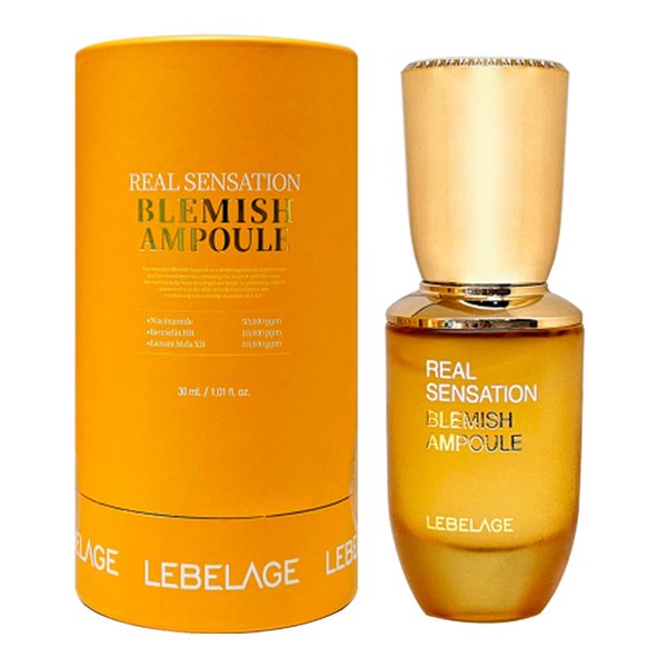 LEBELAGE Real Sensation Blemish Ampoule - Deep Hydration, Skin Elasticity, 30ml (1.01 fl. oz.)