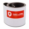 Red Label Abrasives 4 X 48 Inch 120 Grit Aluminum Oxide Premium Quality Metal Sanding Belts, 3 Pack