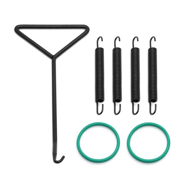 Cosmoska Exhaust Pipe Spring Kit with O-rings for Yamaha Banshee 350 1987-2006 YFZ350 Exhaust Kit with Spring Puller