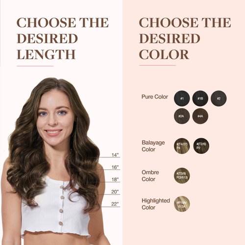 GOO GOO Clip in Hair Extensions Real Human Hair, 22inch 110g 7Pcs, 4A Chocolate Brown, Remy Human Hair Extensions Clip ins for Women, Natural Human Hair