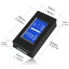 DC Multifunction Battery Monitor Meter,0-200V,0-300A (Widely Applied to 12V/24V/48V RV/Car Battery) LCD Display Digital Current Voltage Solar Power Meter Multimeter Ammeter Voltmeter