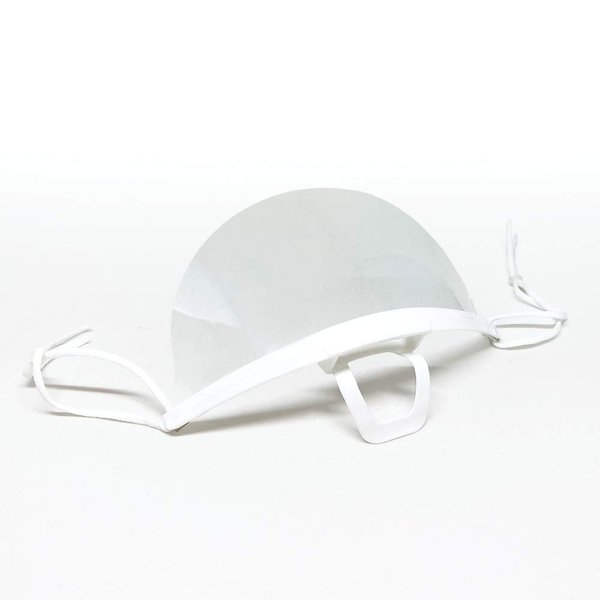 SanwaTech 609 - [10 Pack + 5 replacement lenses] - Anti-Fog Transparent Sanitary Open Face Guard - Use As Chef Mask - Food Mask - Food Service Mask - Cooking Mask - Beauty Salon Mask - Barbershop Mask