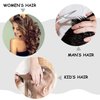 LOUISE MAELYS Portable Travel Folding Hair Brush Compact Pocket Hair Comb Double Headed Anti-static Comb