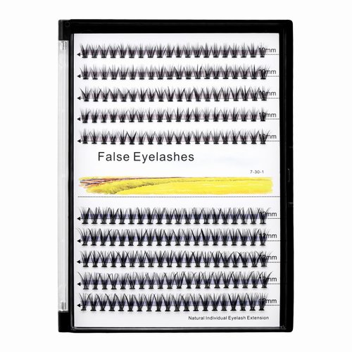 Vayator Eyelashes 10-12mm Mixed,12-14mm Mixed,14-16mm Mixed Mink Eyelashes Extension Natural Russian Volume Faux Eyelashes Individual Lashes Makeup Tools (12mm-14mm Mixed)