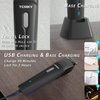 TCMKY Hair Trimmer for Men, Waterproof Hair Clippers, Rechargeable Pubic Hair Clippers and Trimmer, Groin Hair Trimmer Electric Shaver for Men, Men Electric Razor,Barber Grooming Set (Black)