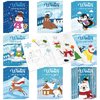 Dianelhall 24 Pcs Winter Christmas Coloring Books Bulk Winter Animals Party Favors mini Gift Set Winter Snowman Penguin Activity Book Pages Pack for Winter Goodie Bag Stuffers Crafts Birthday Supplies
