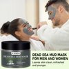 Pjordo Dead Sea Mud Mask for Face and Body, Deep Cleansing Facial Clay Mask for Acne, Blackheads, Whitehead, Oily Skin, Minimize Pores, Moisturizing, Natural Skin Care for Women and Men, 5.29oz/150g
