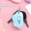 3 Pack Mini Cloud Box Cutter Utility Retractable Art Knives Letter Opener Envelope Slitter, Cloud Shaped Carton Portable Cutter with Key Chain Hole