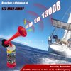 Air Horn, Mini Handheld Air Horn Super Loud Noisemakers Bear Horn Self Defense Reusable Air Pump Horns Marine Signal Safety Alarm Horn for Boating, Sports Events, Graduation, Outdoor Alarm
