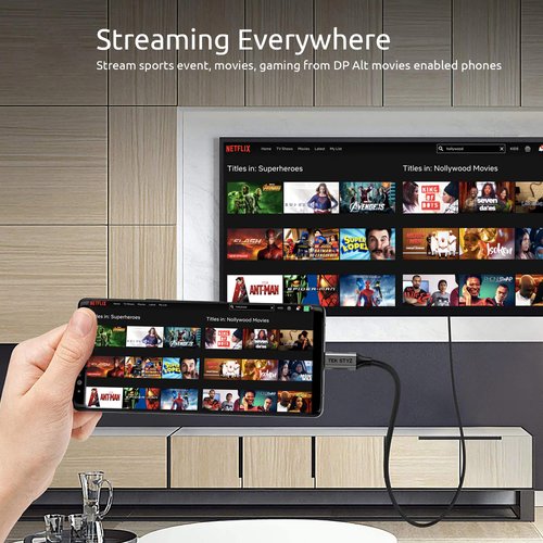 HDMI 4k Adapter Kit Works for Motorola Moto G 5G Plus at Digital Full 60Hz with 6 Foot Cable!