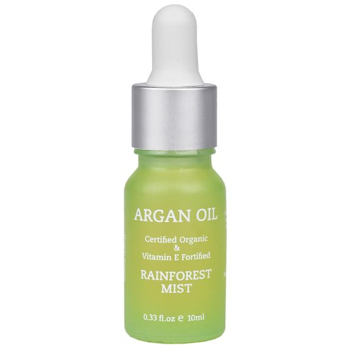 PURECODE Rainforest Mist Certified 100% Pure Moroccan Organic Argan Oil - 10ml Cold Pressed, All Natural, Anti-Aging Moisturizer For Skin, Hair & Nails
