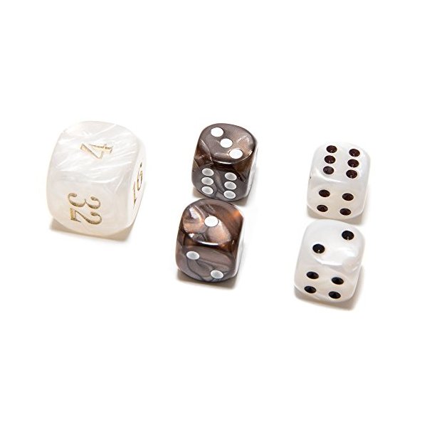 Bello Games Deluxe Marbleized Dice Sets 5/8"
