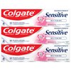 Colgate Whitening Toothpaste for Sensitive Teeth, Enamel Repair and Cavity Protection, Fresh Mint Gel, 6 Oz (Pack of 3)
